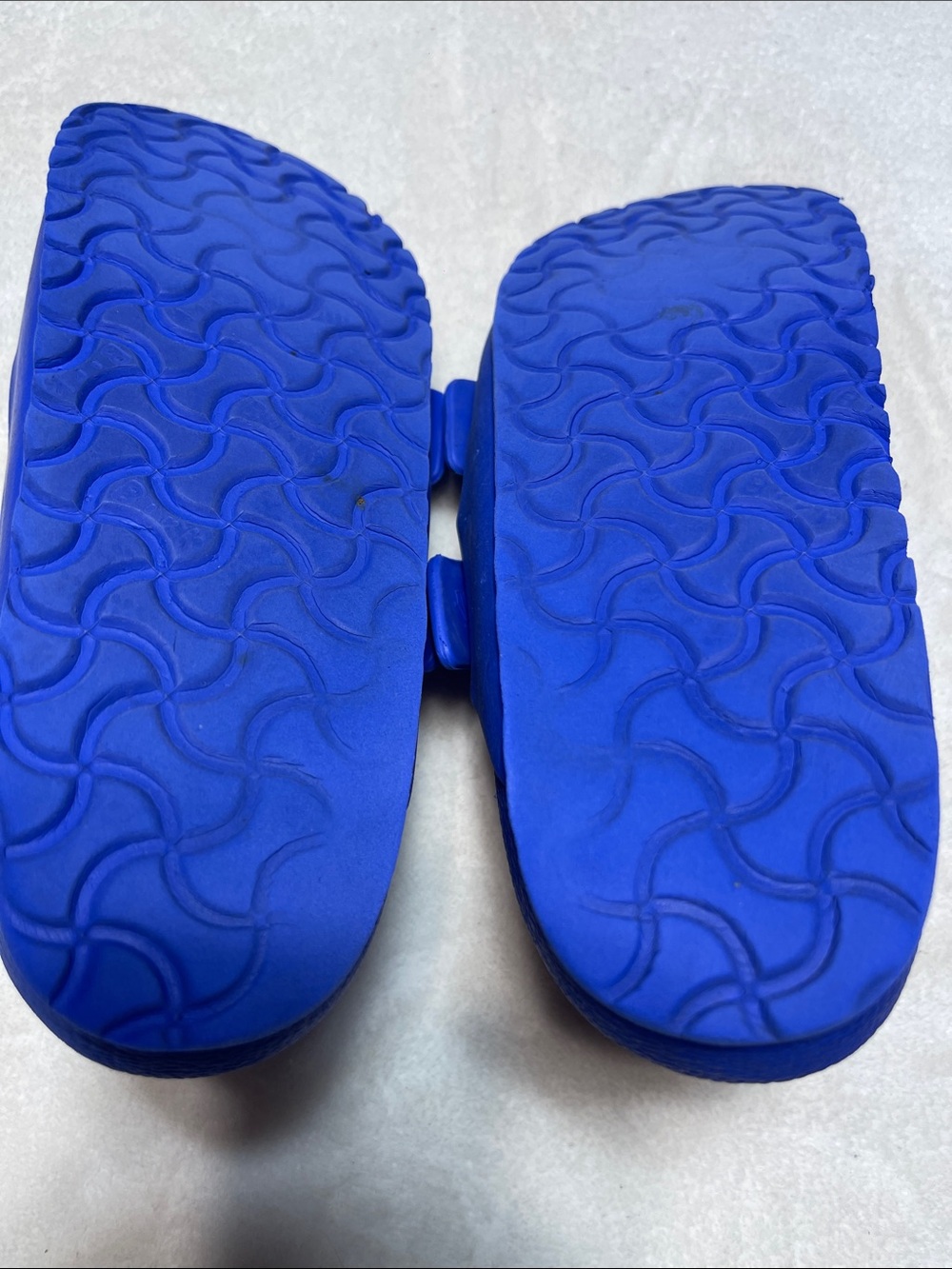 Birkenstock Unisex Royal Blue Two-Strap EVA Slide Sandals Size 9 Women’s 8 men’s - Picture 6 of 7
